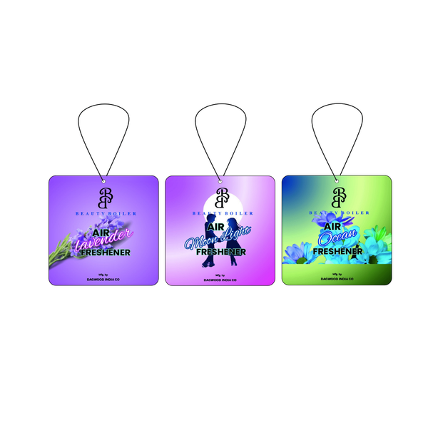 Pocket Air freshener combo Of Ocean, Lavender and Moonlight