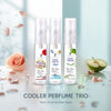 Cooler Perfume Trio – Rose, Ocean & Green Apple