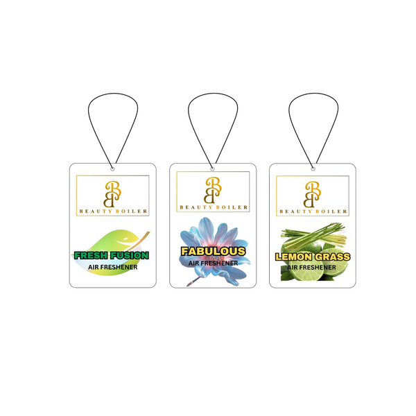 Pocket Air freshener combo Of Fresh Fusion, Fabulous, Lemongrass