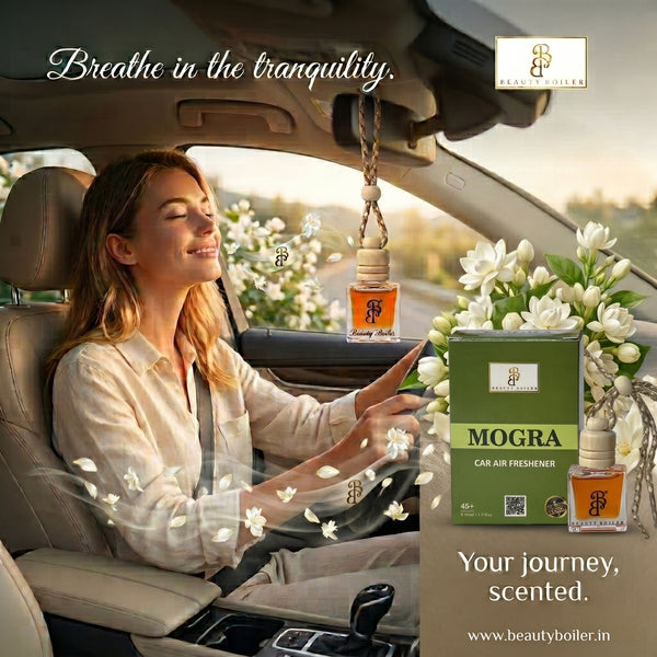 CAR AIR FRESHENER COMBO OF MUSK, AQUA AND MOGRA 10 ML EACH